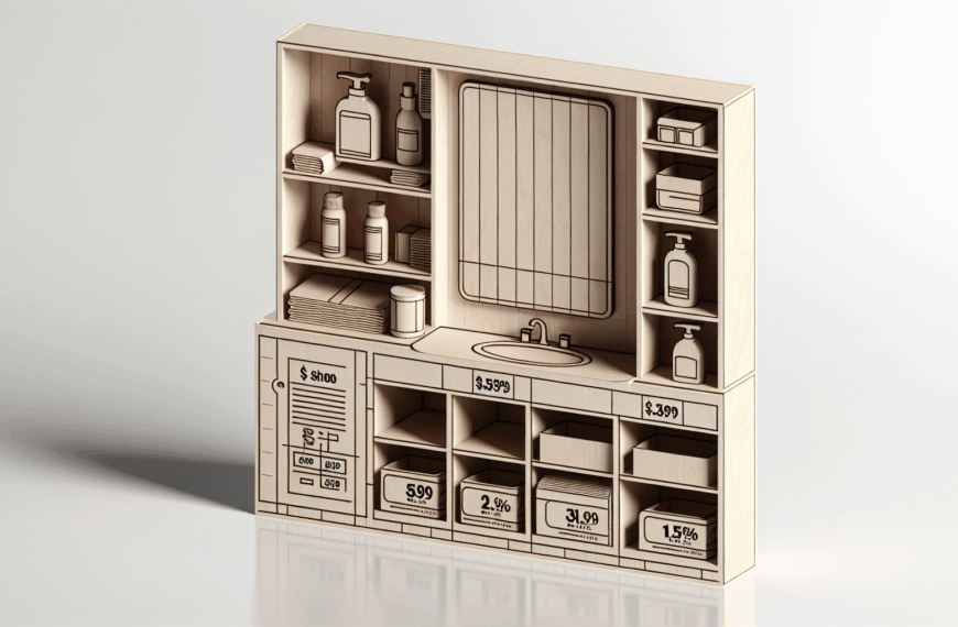 Lidl Ofrece Armario de Baño Minimalista a Precio Reducido para Mejorar tu Almacenaje