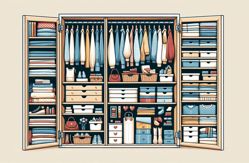 Perfección en Casa: El Secreto de Armarios y Cajones Impecables