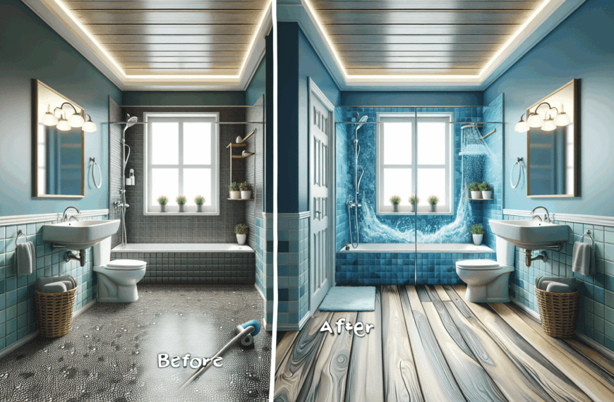 Transforma tu Baño de Manera Económica con Suelo Vinílico: ¡Resultados Increíbles!