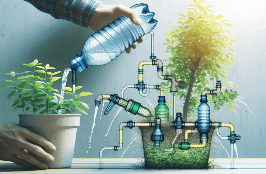 Sistema de Riego Automático con Botellas de Plástico Recicladas: Una Solución Sostenible para el Cuidado de Tus Plantas