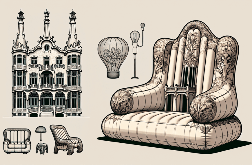 Sillón Inflable Casa Batlló: Fusión de Arte Modernista y Confort para tu Hogar