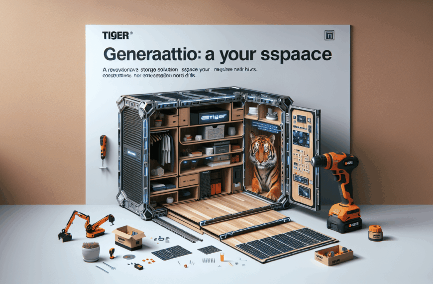 Revolución en Almacenamiento: La Innovadora Solución de Tiger Optimiza Espacio sin Necesidad de Obras ni Taladros