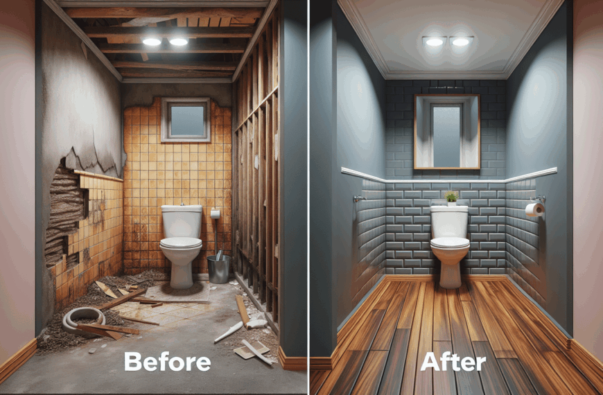 Renueva tu Baño: De Anticuado a Sensacional con Modernas Paredes y Suelos