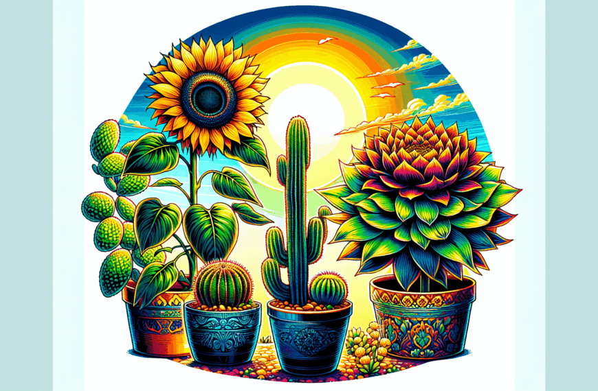 Tres Plantas Resilientes para Revitalizar tu Jardín Bajo el Sol Intenso