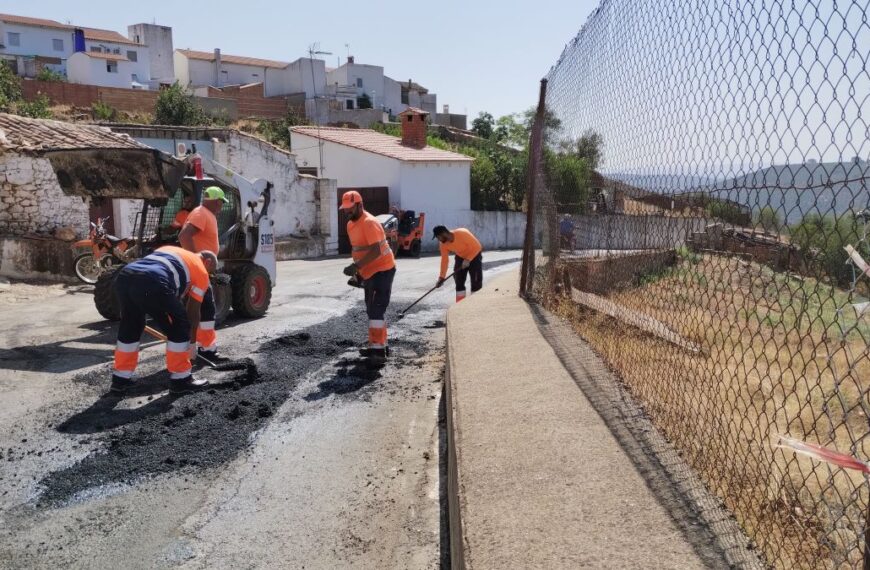 Dan comienzo las obras de mejora del camino que une Conquista por el término de Fuencaliente