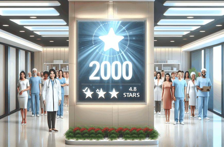 Clínica Ponce Aclama Éxito con Más de 200 Reseñas Positivas y una Media de 4,8 en Google