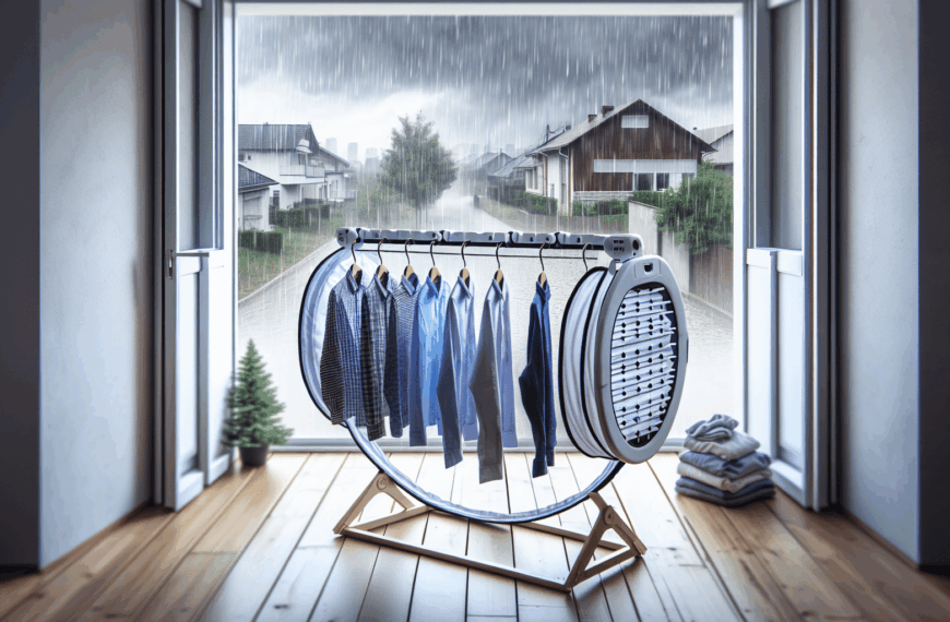 Tendedero Compacto e Ingenioso: Protección Eficaz para tu Ropa en Días Lluviosos