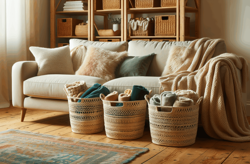 Aldi Lanza Cestas Estilizadas y Asequibles para Organizar Tus Mantas de Sofá
