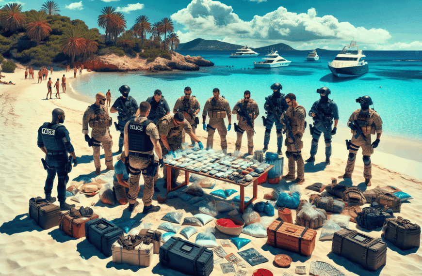 Desmantelamiento de una Red Internacional de Tráfico de Drogas en Ibiza por la Guardia Civil