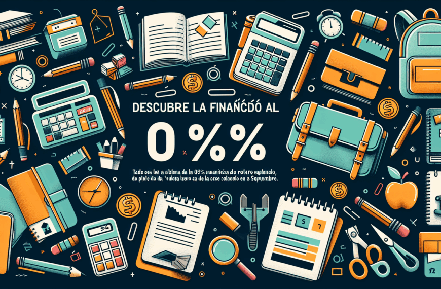 Descubre la Financiación al 0% TAE de Aplazame para la «Vuelta al Cole» en Septiembre