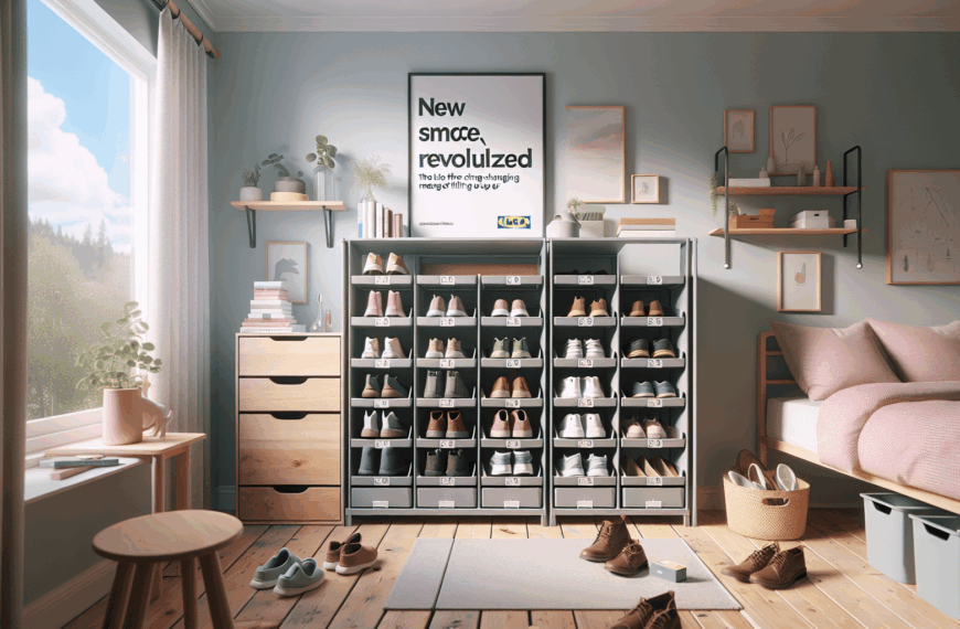 Ikea Revoluciona Espacios Reducidos: Nuevo Zapatero Económico Inspirado en el Método Marie Kondo