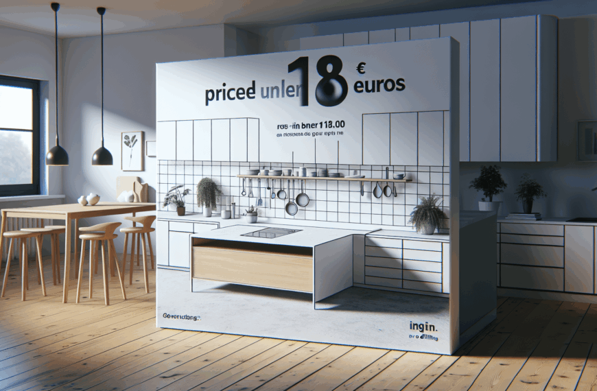 Ikea Presenta su Innovadora Encimera: Solución Ingeniosa por Menos de 18 Euros sin Taladros