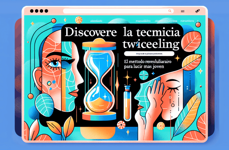Descubre la Técnica Twiceeling: El Método Revolucionario para Lucir Más Joven