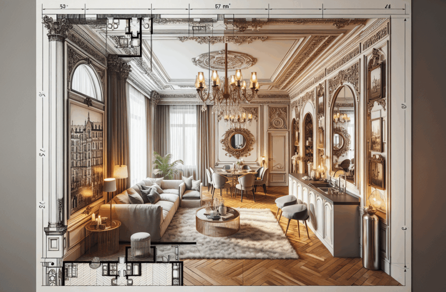 Apartamento Ideal: Fusión de Elegancia Clásica y Confort Moderno en 57 m²