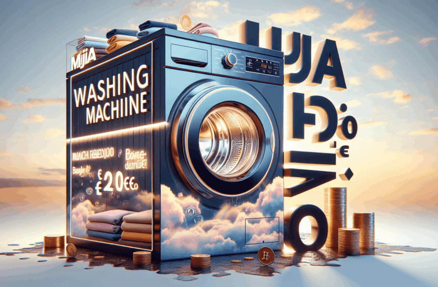 Xiaomi revoluciona el mercado con su nueva lavadora secadora Mijia a menos de 250 euros