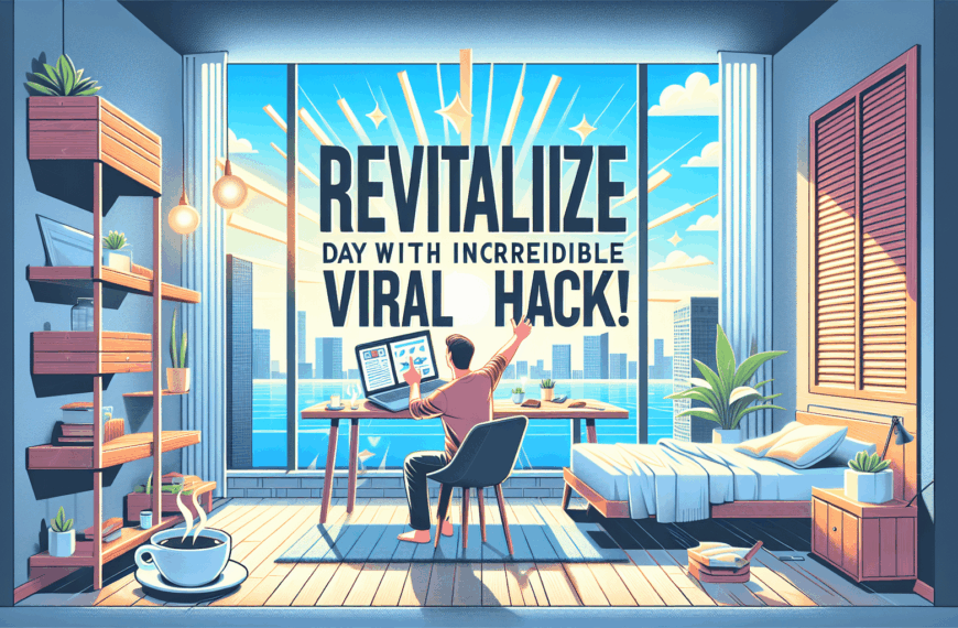 Revitaliza Tu Día a Día con Este Truco Viral Increíble