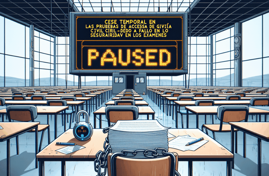 Suspensión Provisional de las Evaluaciones de Ingreso a la Guardia Civil por Brechas de Seguridad en los Test