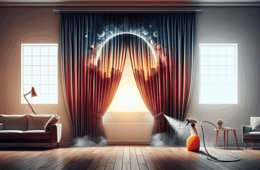 Increíble Método para Quitar Manchas de las Cortinas sin Necesidad de Desmontarlas