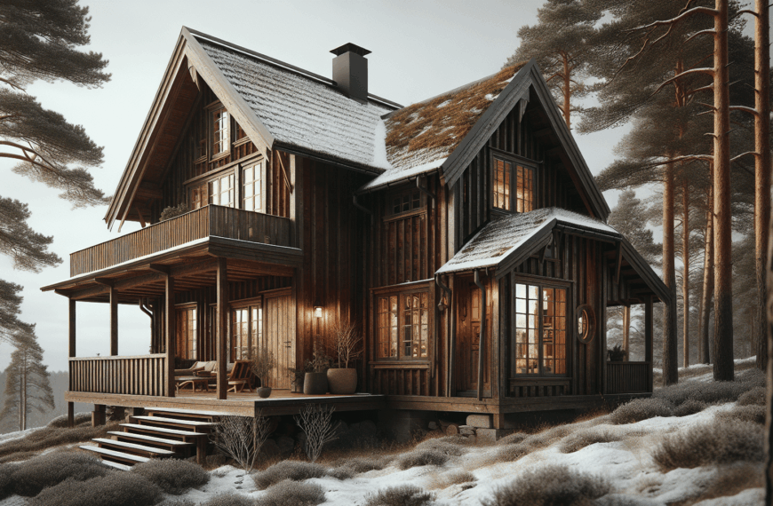 Rincón Rústico: La Encantadora Casa de Madera en Suecia