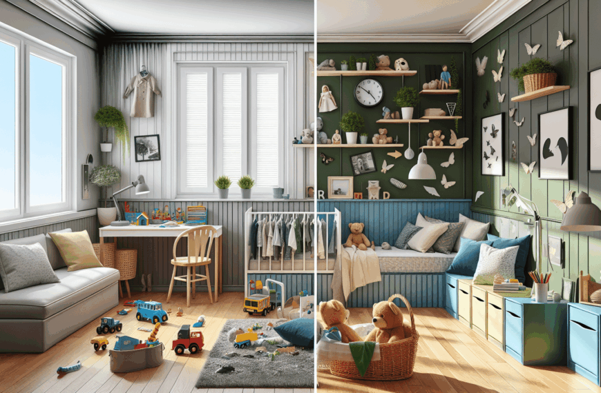 De Habitación Desordenada a Espacio Infantil con Encanto y Práctica Utilidad