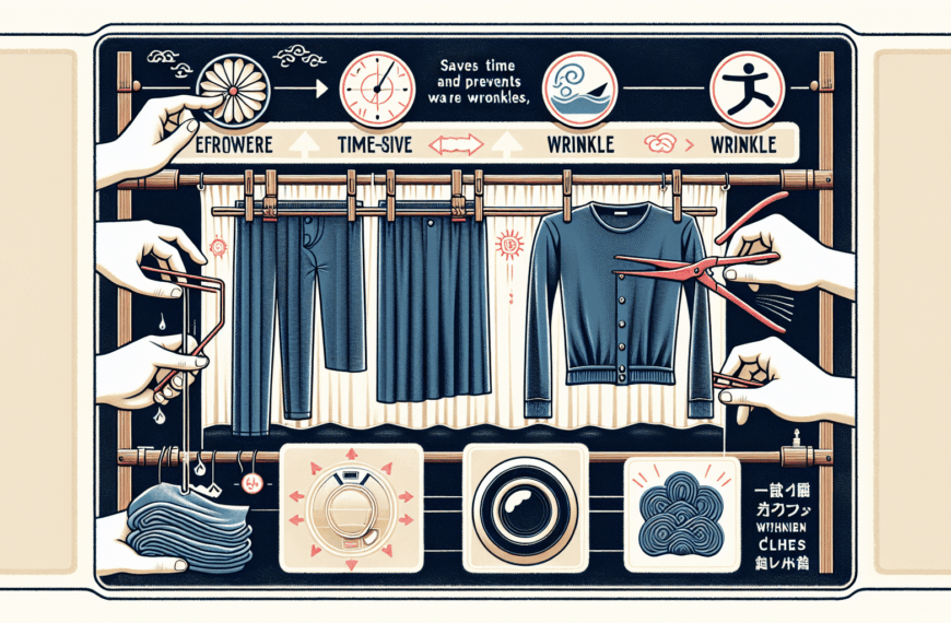 Ahorra Tiempo y Olvídate de las Arrugas: El Método Japonés Definitivo para Secar Ropa