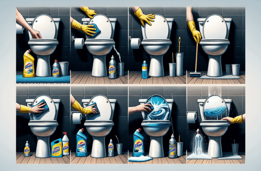 Elimina las Manchas Oscuras del Váter con Ingredientes que Tienes en Casa