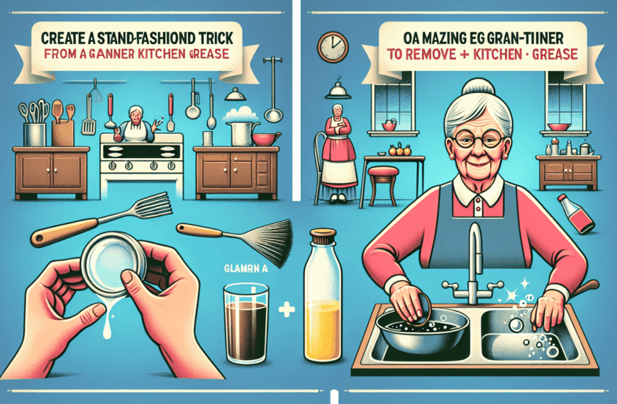 El Secreto de Mi Abuela para una Cocina Impecable: ¡Adiós a la Grasa!