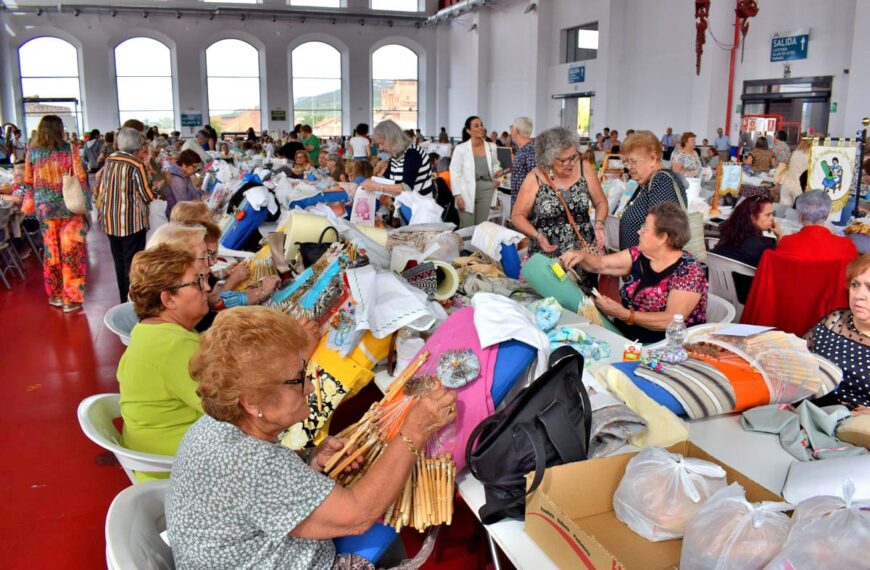 El XXIV Encuentro Nacional de Encajeras Reunirá a Participantes de Nueve Provincias Este Sábado