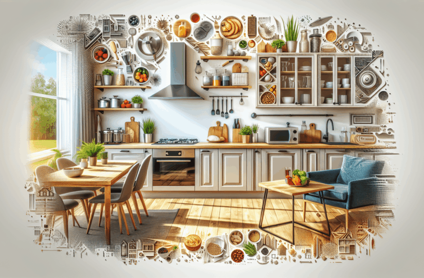 Perfecto Para Cocinas Abiertas Conectadas Al Salón: Un Toque de Elegancia y Funcionalidad