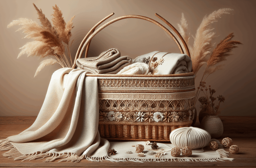 La Cesta Más Elegante y Hermosa Para Organizar Tus Mantas