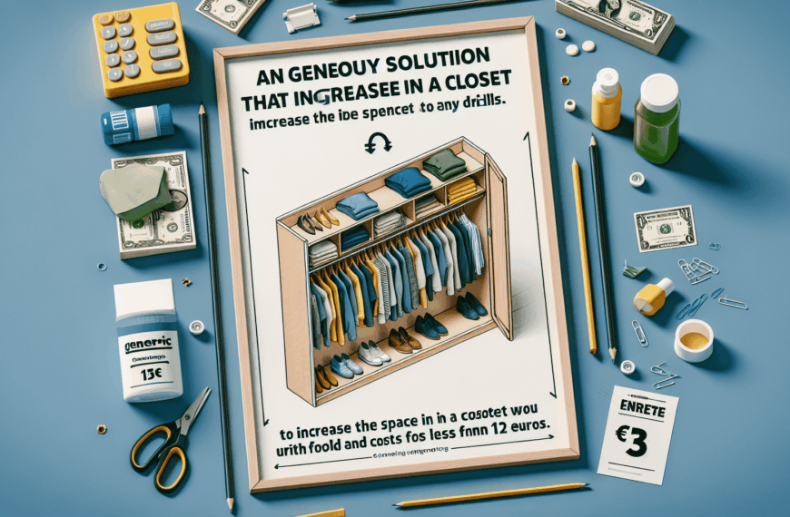 Carrefour Revoluciona la Organización del Armario: Solución sin Taladros por Menos de 12 Euros para Sextuplicar el Espacio