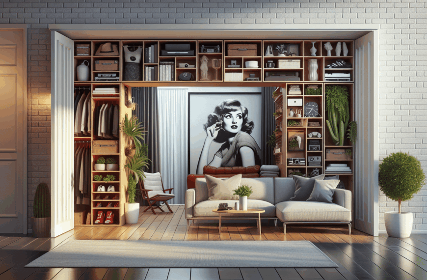 La Creativa Estrategia de Almacenamiento de Anne Hathaway en su Elegante Salón de Los Ángeles