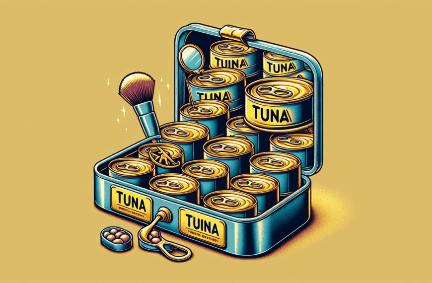 Transforma Tu Tocador: Reutiliza Latas de Atún para Crear Organizadores de Lujo