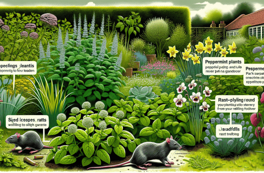 Plantas Infalibles para Mantener a las Ratas Fuera de Tu Jardín