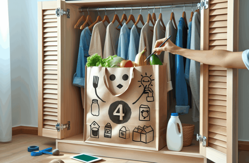 Optimiza tu Armario: La Solución Creativa para Reutilizar Bolsas de Compra