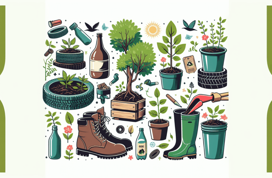 Maximiza tu Jardín y Huerto Urbano: Consejos Prácticos para la Reutilización Ecológica