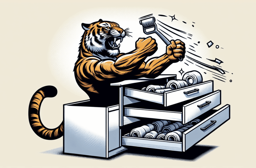 Tiger Revoluciona el Baño con Innovador Gadget que Optimiza Espacio en Cajones sin Necesidad de Obras o Taladros