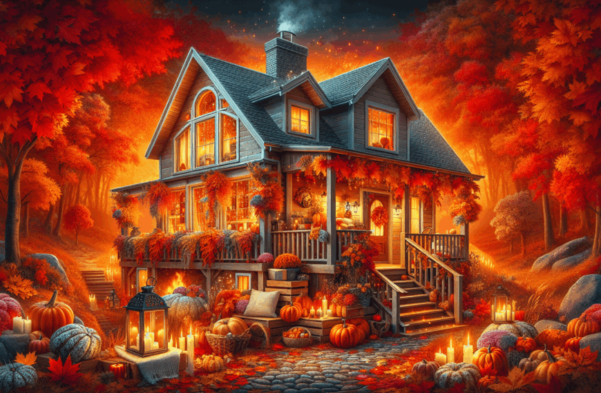 Un Otoño Encantador: El Refugio Acogedor que Te Hará No Querer Salir de Casa