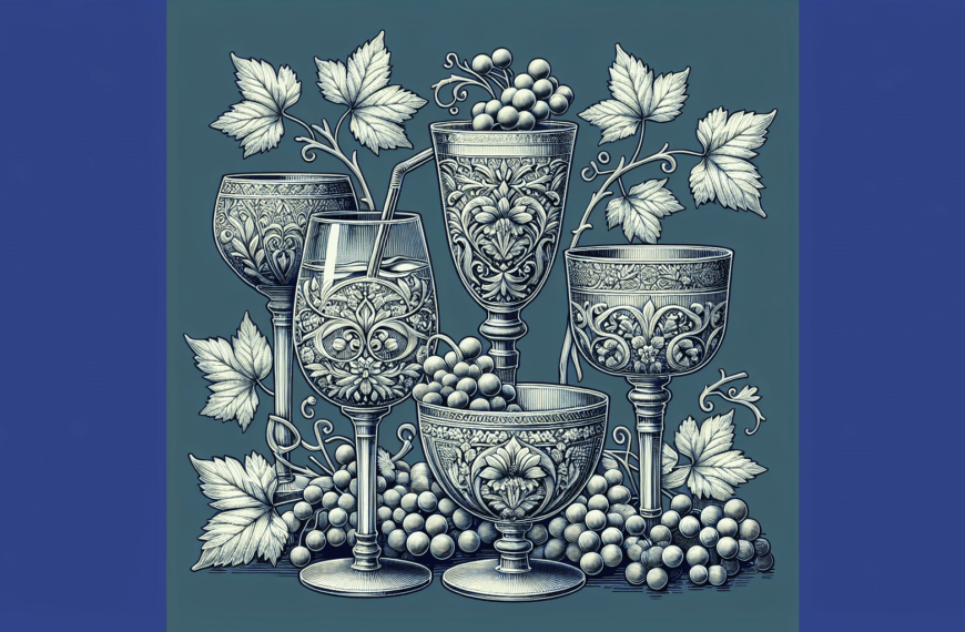 Elegancia en Cada Sorbo: La Nueva Tendencia de Vasos y Copas de Vidrio con Estampado en Relieve