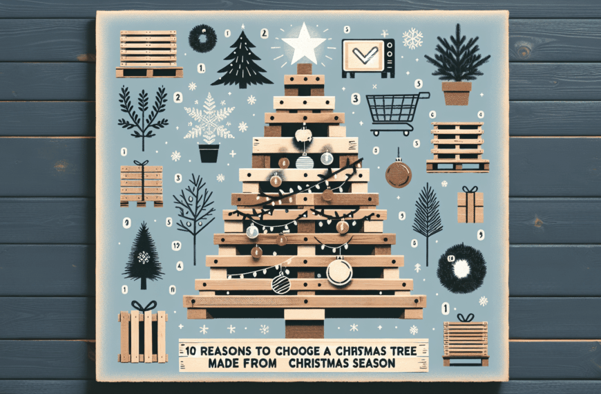 Descubre por Qué un Árbol de Navidad de Palets es la Opción Perfecta Estas Fiestas: 10 Razones Convincente