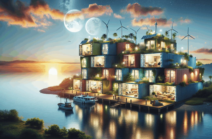 "Reimaginando el Horizonte: Hacia un Futuro Sostenible en Contenedores Marítimos"