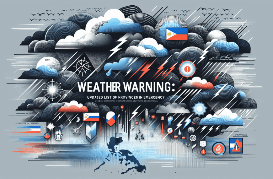 Actualización de Emergencia: Provincias bajo Alerta Meteorológica