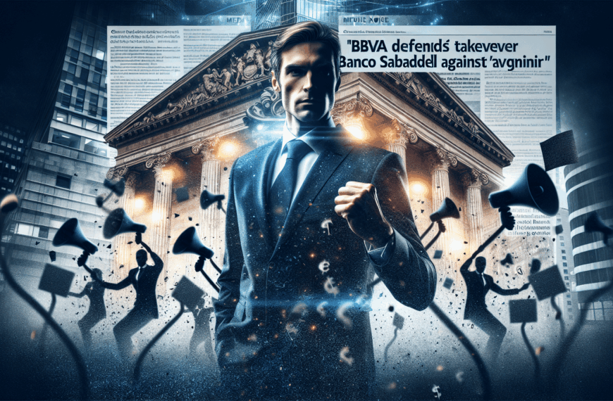 Onur Genç Defiende la OPA de BBVA sobre Banco Sabadell Frente al «Ruido Mediático»