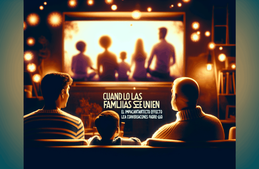 Cuando las Familias Se Unen: El Impactante Efecto de Esta Serie en las Conversaciones Padre-Hijo