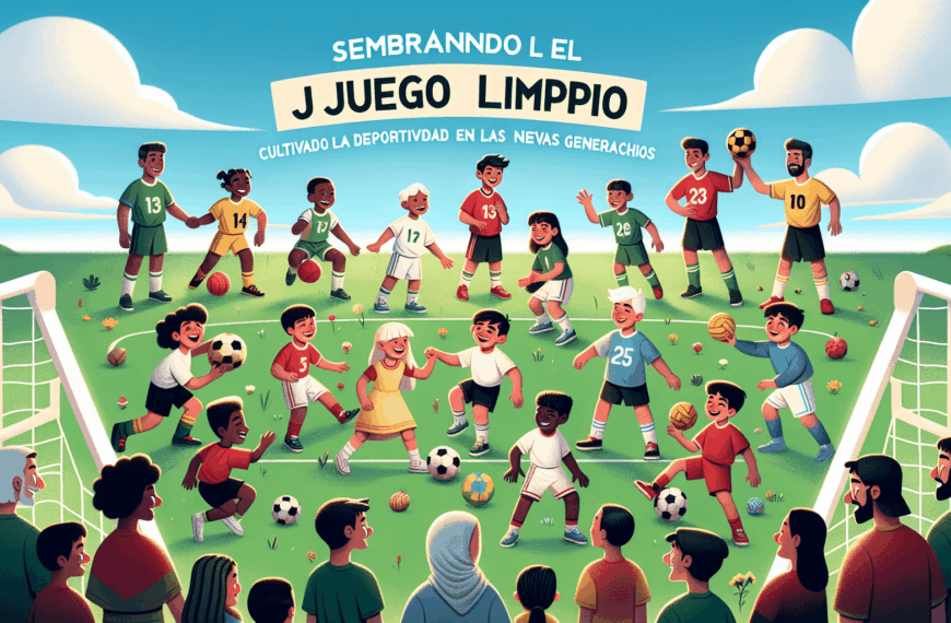 Sembrando el Juego Limpio: Cultivando la Deportividad en las Nuevas Generaciones