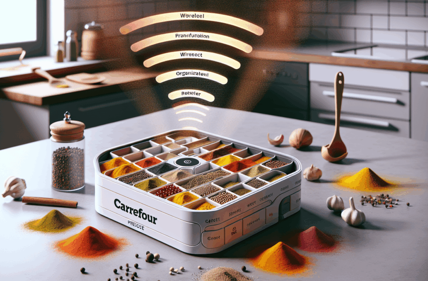 Carrefour Revoluciona la Organización de Especias con Innovador Gadget Sin Taladro