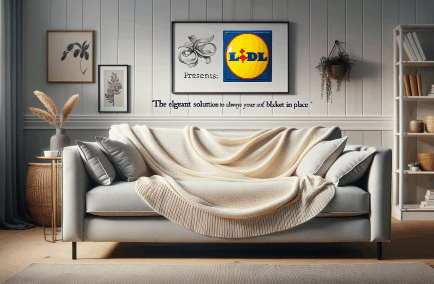 Lidl Presenta: La Solución Elegante para Mantener tu Manta de Sofá Siempre en su Lugar