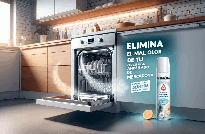 Elimina el Mal Olor de tu Lavavajillas con el Nuevo Ambientador de Mercadona