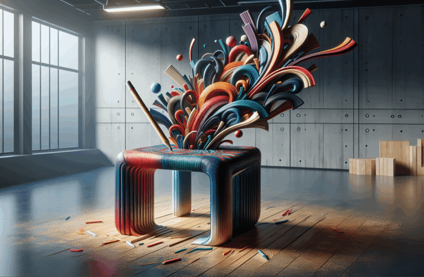 Explosión de Color: La Mesa Auxiliar que Revoluciona el Mundo del Interiorismo