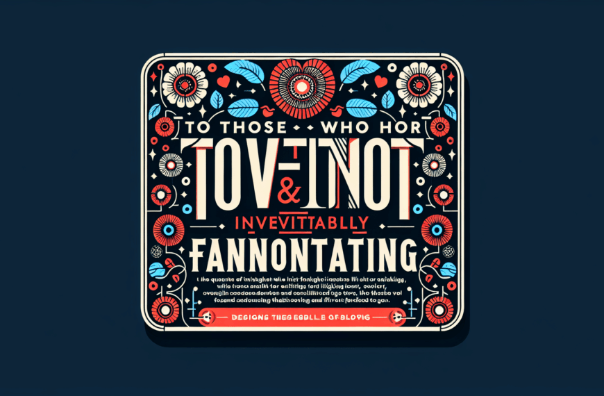 A quien le Encante o no: Inevitablemente Fascinante